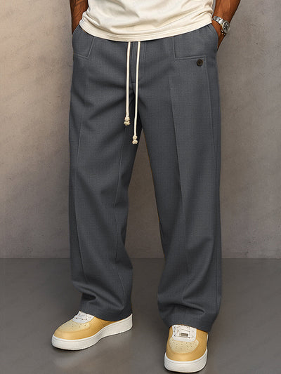 DUCHÊNE BORDEAUX | ELEGANT TROUSERS WITH DRAWSTRING