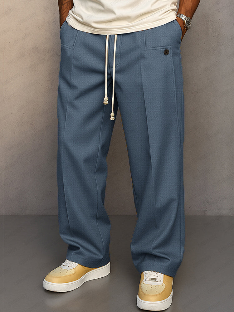DUCHÊNE BORDEAUX | ELEGANT TROUSERS WITH DRAWSTRING