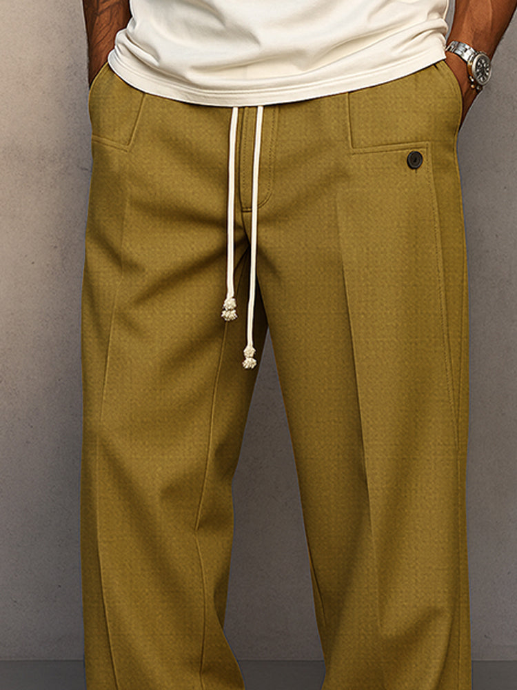 DUCHÊNE BORDEAUX | ELEGANT TROUSERS WITH DRAWSTRING