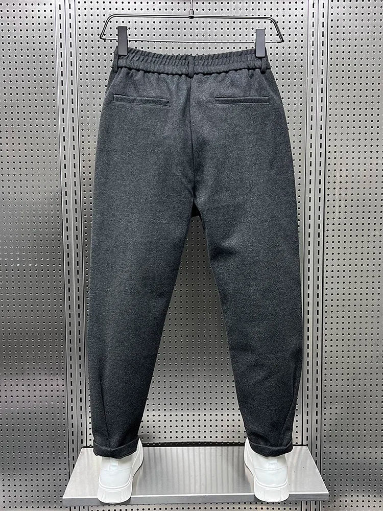 MARCELLO™|Elegant trousers in melange 