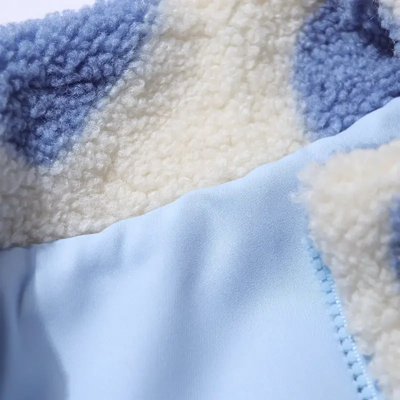 Katharina | Soft Reversible Jacket with Hearts