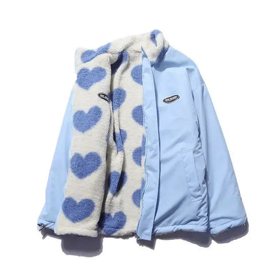 Katharina | Soft Reversible Jacket with Hearts