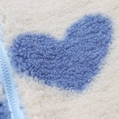 Katharina | Soft Reversible Jacket with Hearts