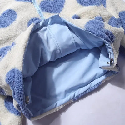 Katharina | Soft Reversible Jacket with Hearts