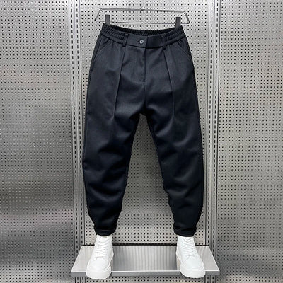 MARCELLO™|Elegant trousers in melange 