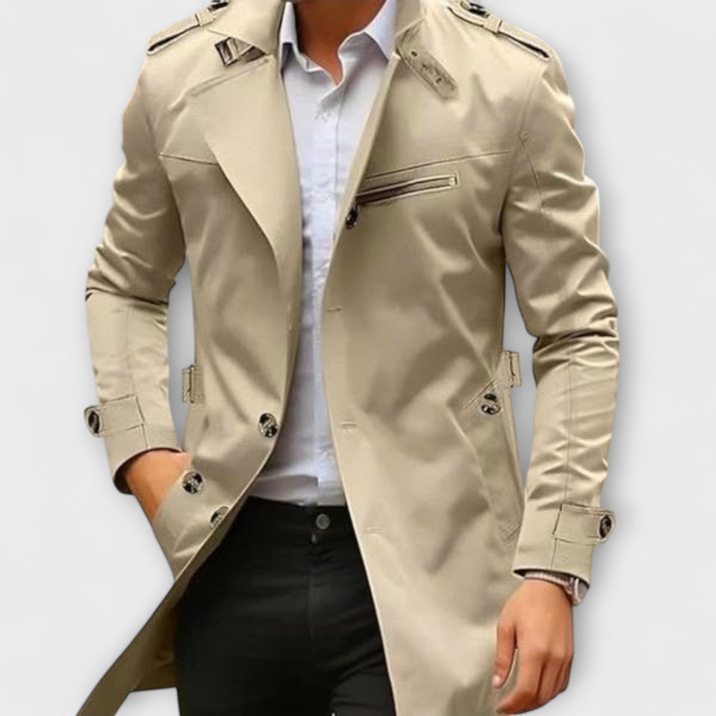 Artisanal Trench Coat Milan Elegance for the Modern Man