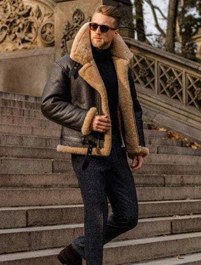 Savrani™ | Warm leather jacket