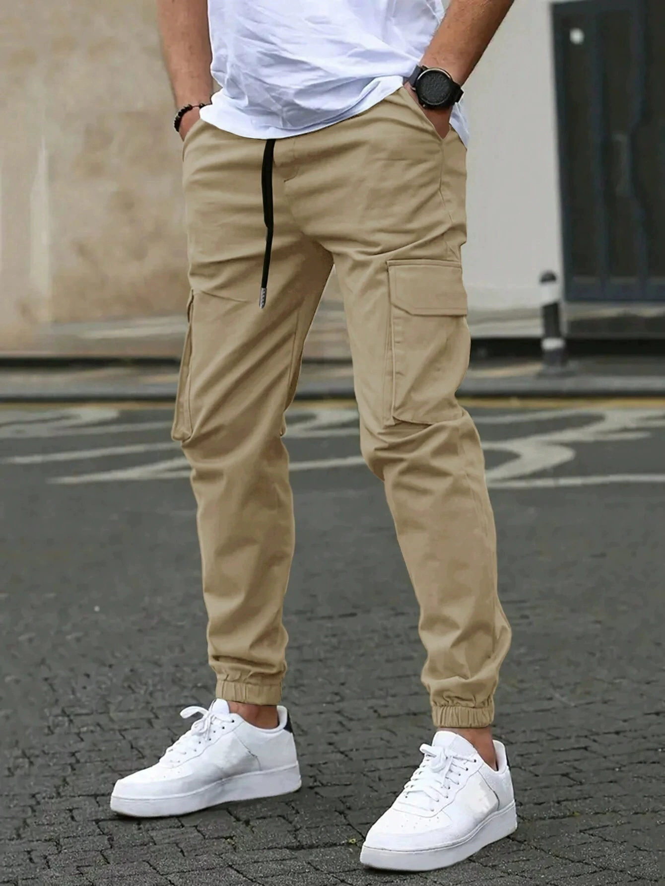 Avenli | MEN'S CARGO JOGGING PANTS 