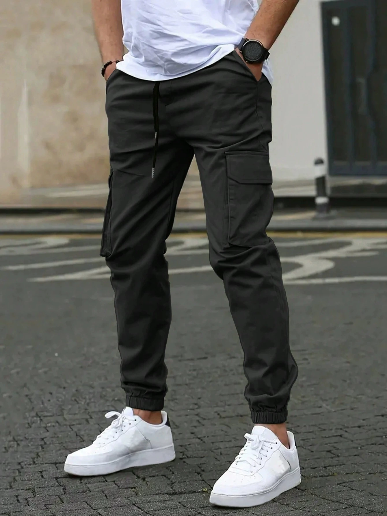 Avenli | MEN'S CARGO JOGGING PANTS 